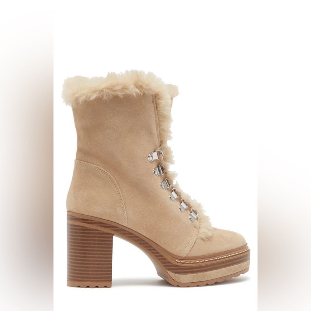 Steve Madden Women’s Scoops Faux Fur Platform Booties in the Size 9.5M - Picture 10 of 16